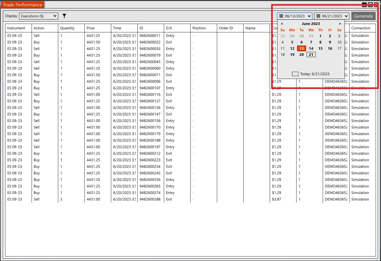 Import NinjaTrader trades — screenshot 3